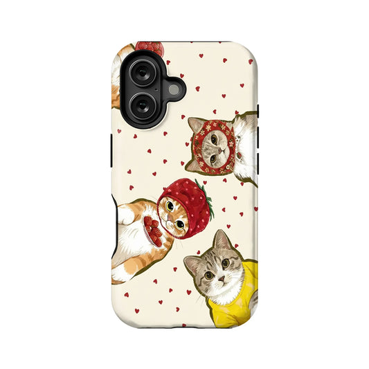 Cute Cat Themed Phone Case