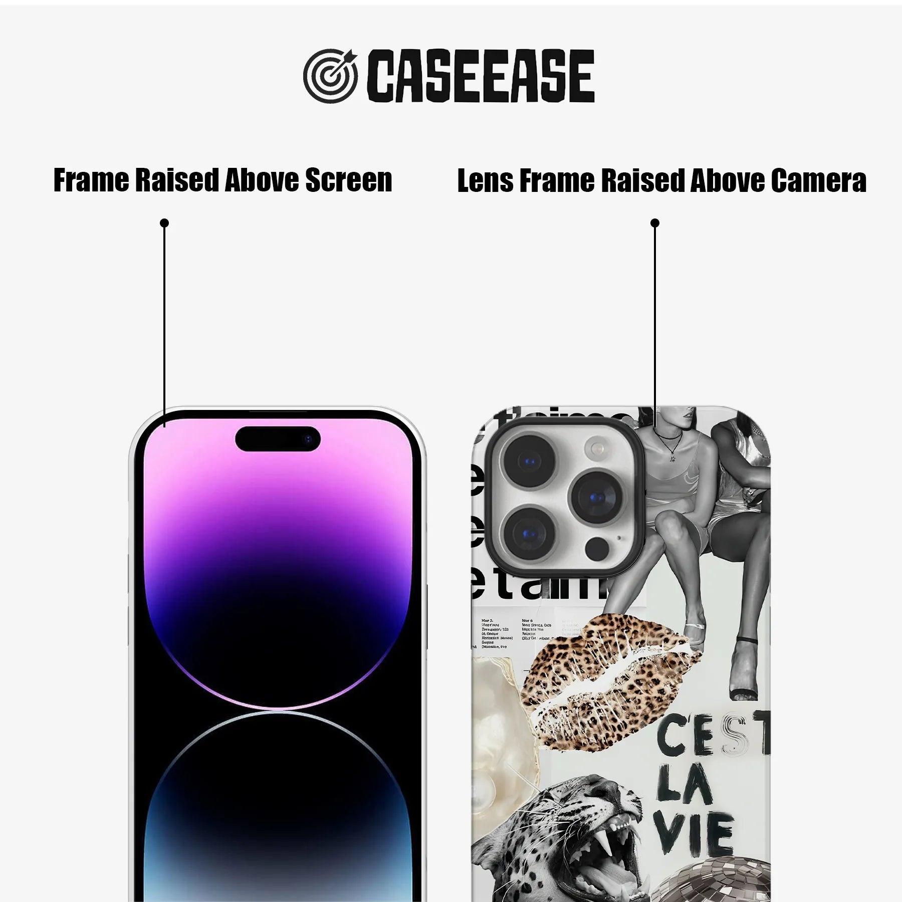 C'est La Vie Graphic Phone Case