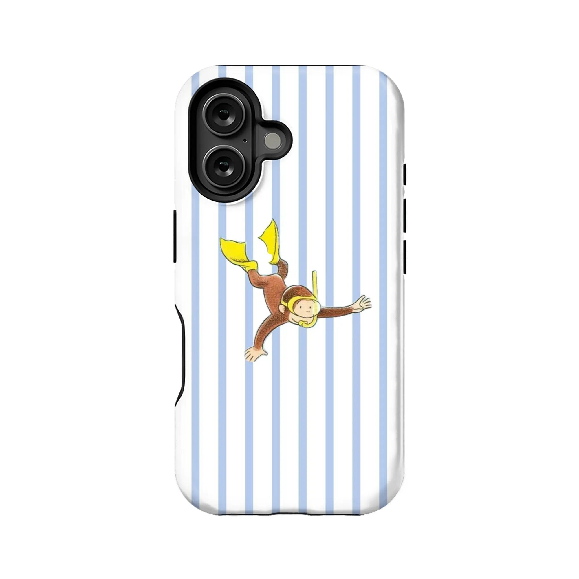 Curious Monkey Diving Phone Case