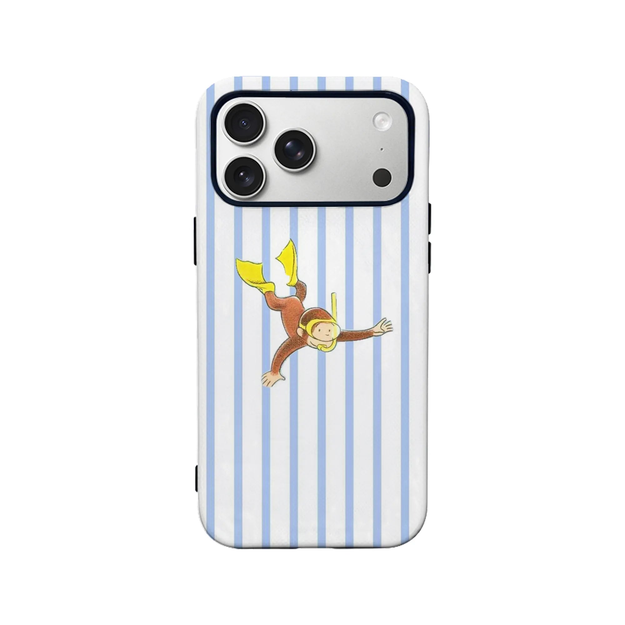 Curious Monkey Diving Phone Case