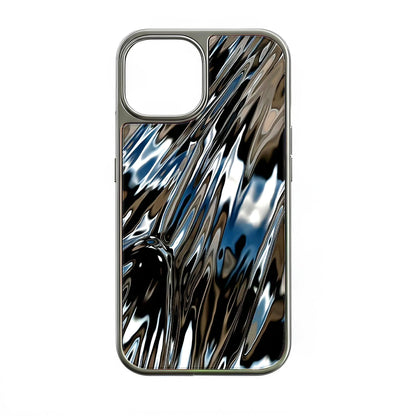 Holographic Chrome Phone Case for iPhone 14 Pro - Prismatic Metallic Finish