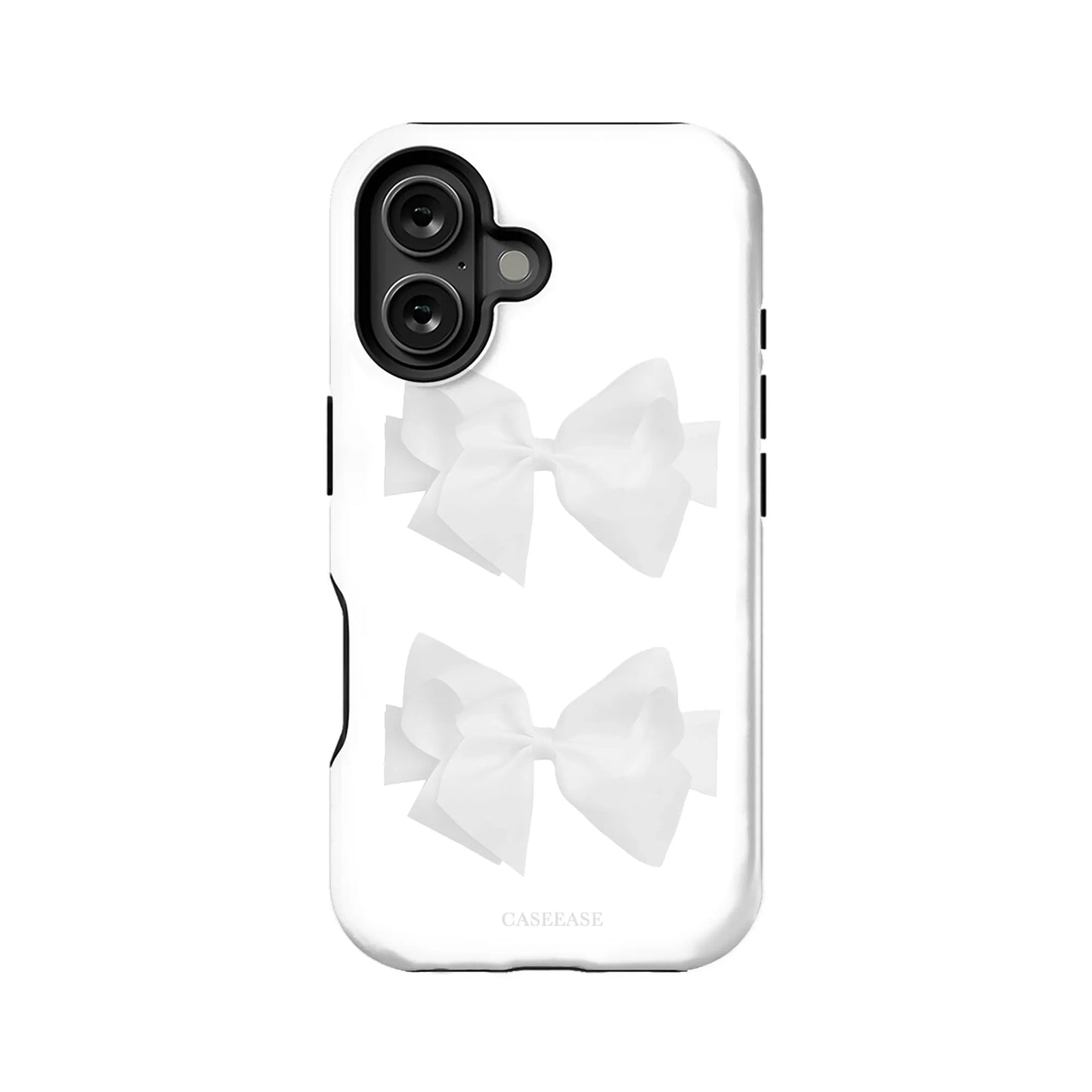 Elegant White Bow Phone Case