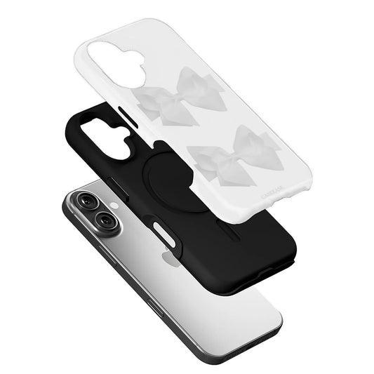 Elegant White Bow Phone Case