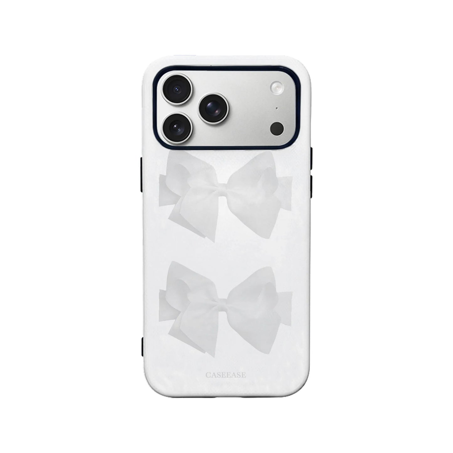 Elegant White Bow Phone Case