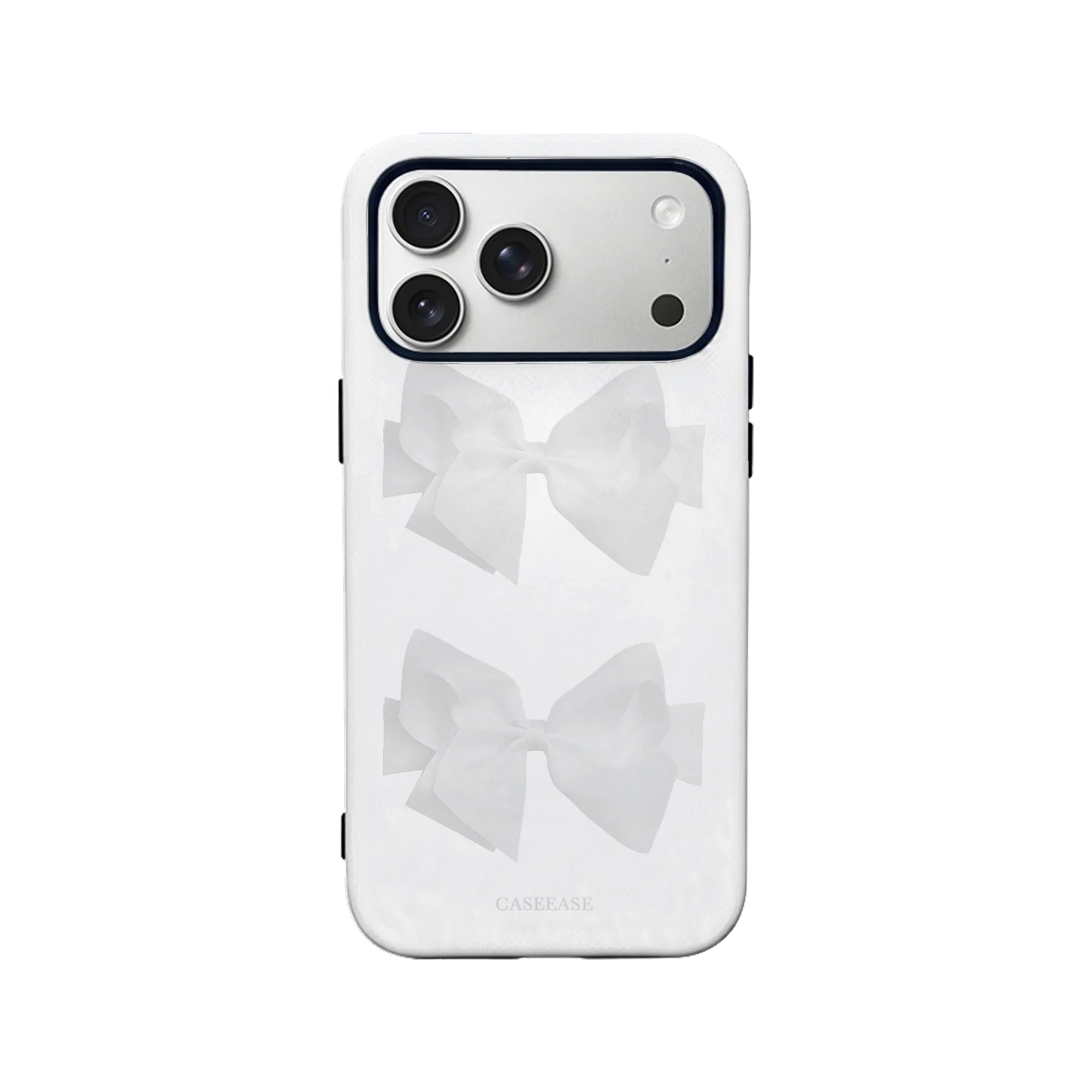 Elegant White Bow Phone Case