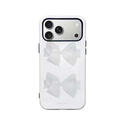 Elegant White Bow Phone Case