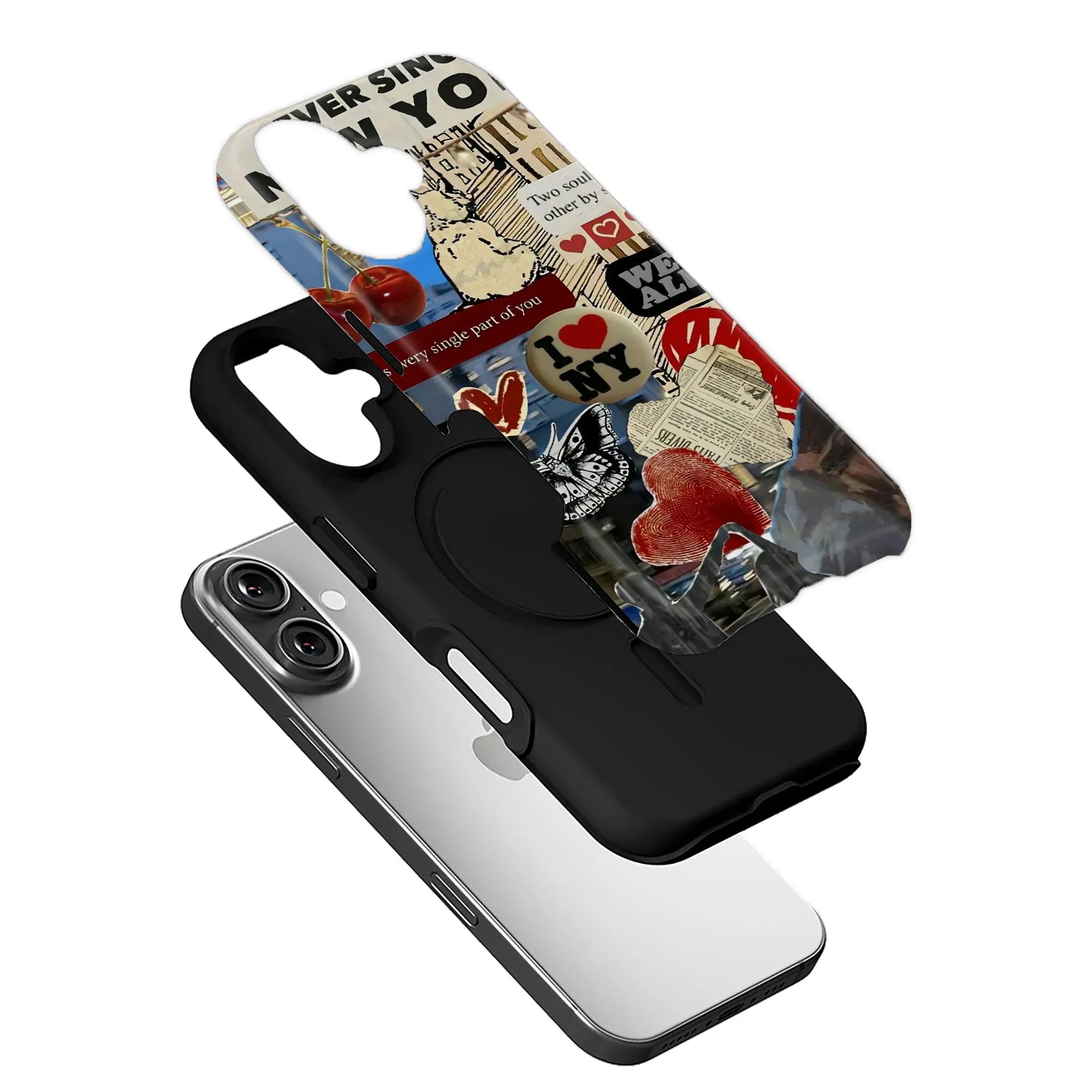 I Love NY Vintage Collage Phone Case