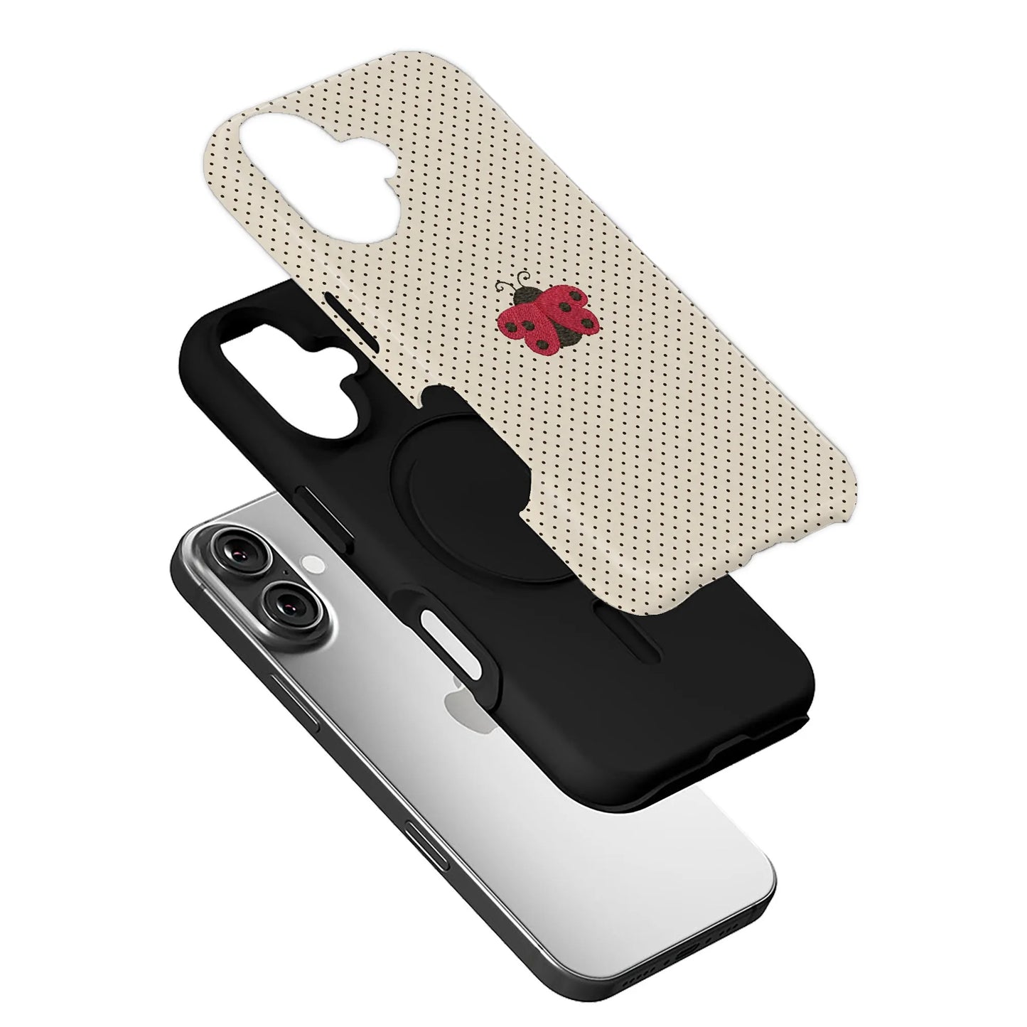 Ladybug Pattern Phone Case