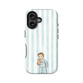Cute Cartoon Boy Phone Case with Teddy Bear