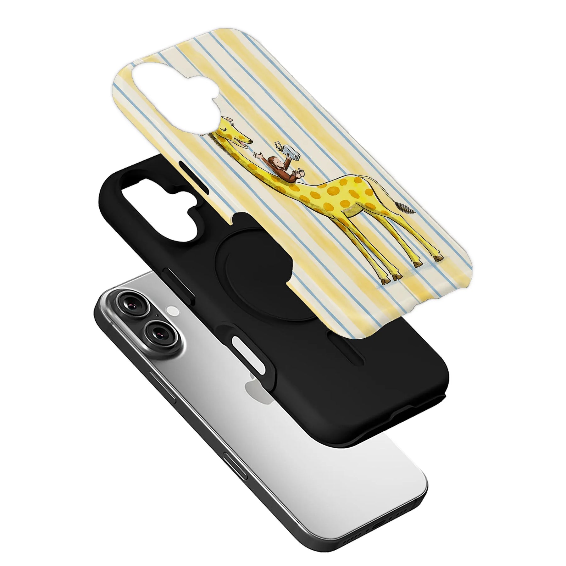 Cute Giraffe and Monkey Phone Case