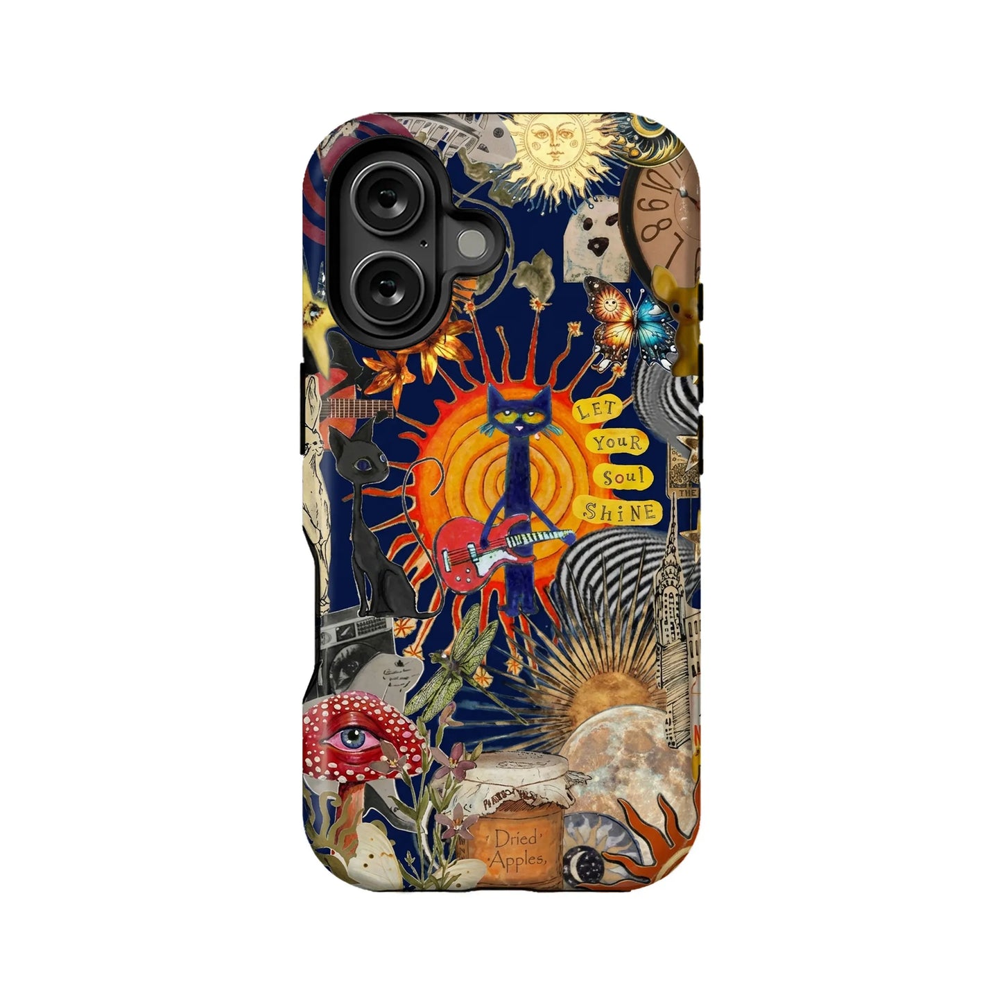 Vibrant Pete Cat and Nature Phone Case