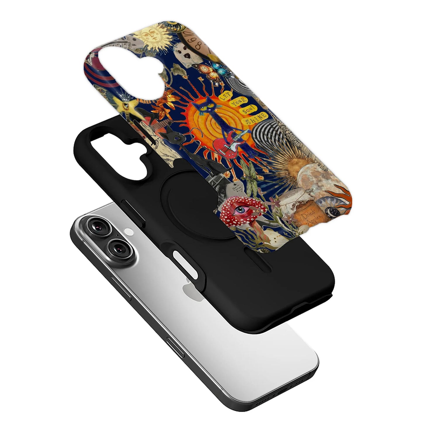 Vibrant Pete Cat and Nature Phone Case