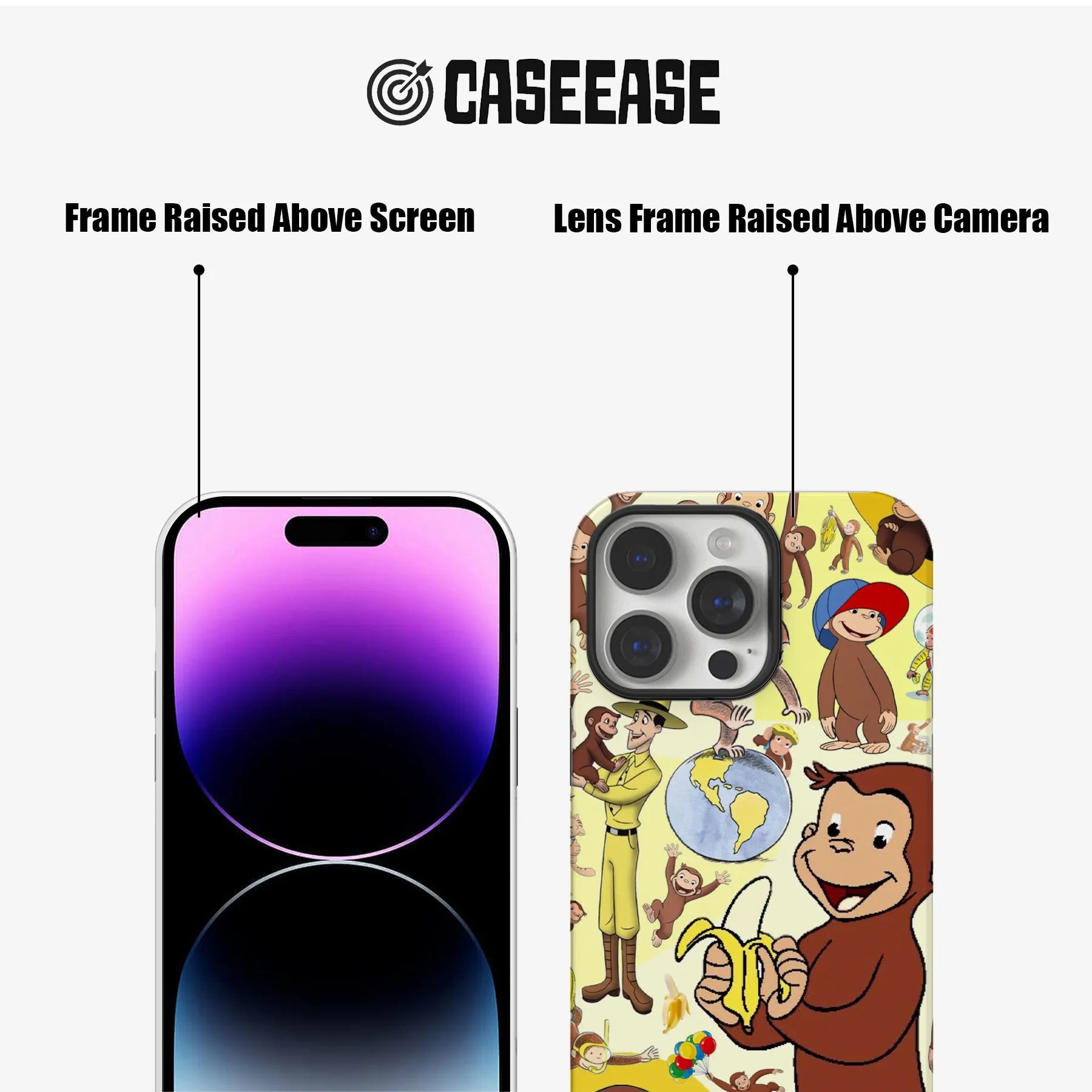Curious George Cartoon Phone Case