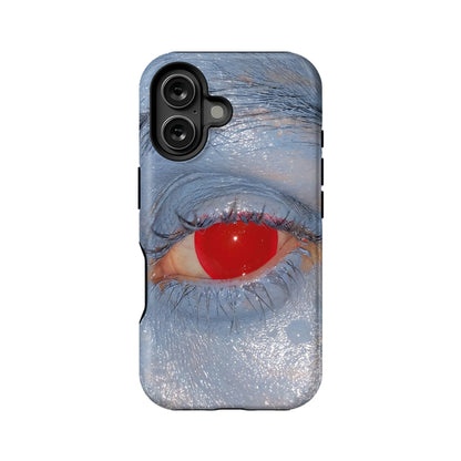 Red-Eye Surreal Phone Case 2025 – Unique Artistic Vision Design