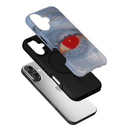 Red-Eye Surreal Phone Case 2025 – Unique Artistic Vision Design