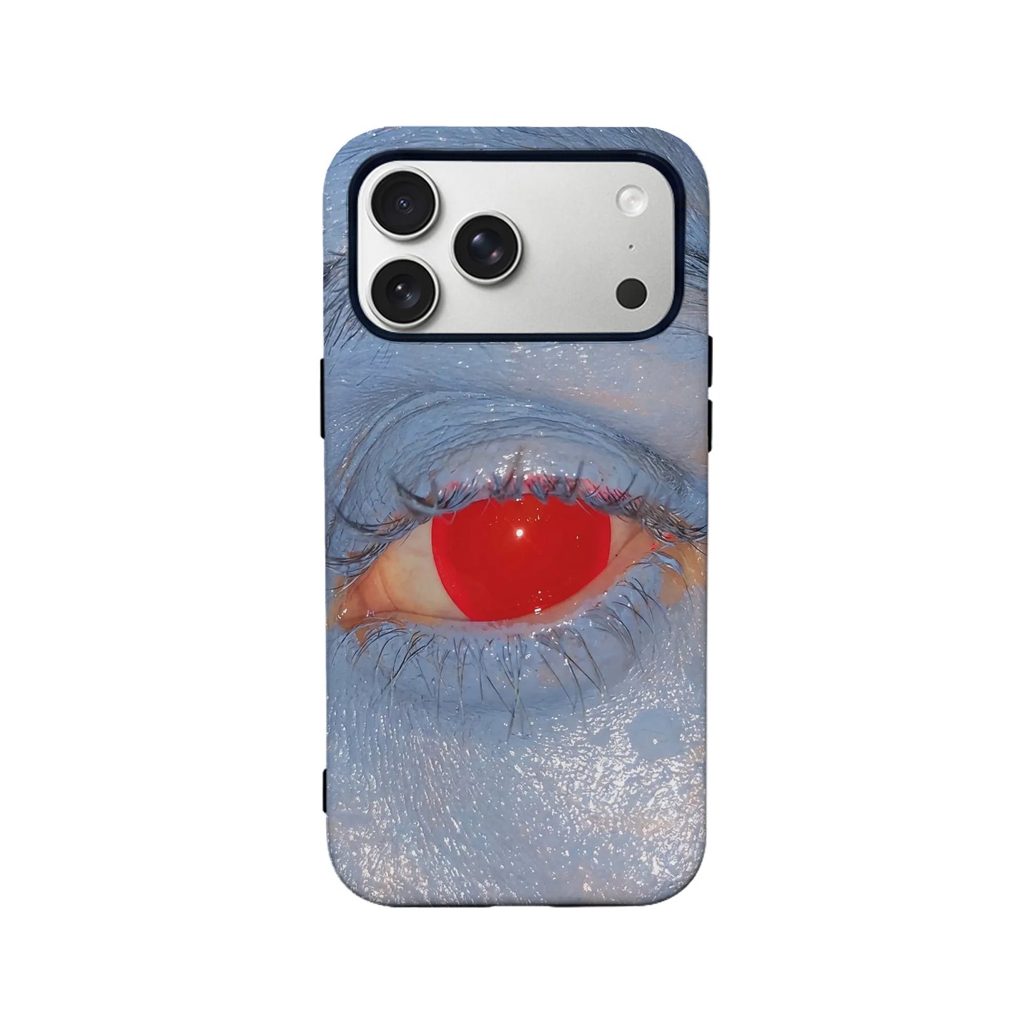 Red-Eye Surreal Phone Case 2025 – Unique Artistic Vision Design