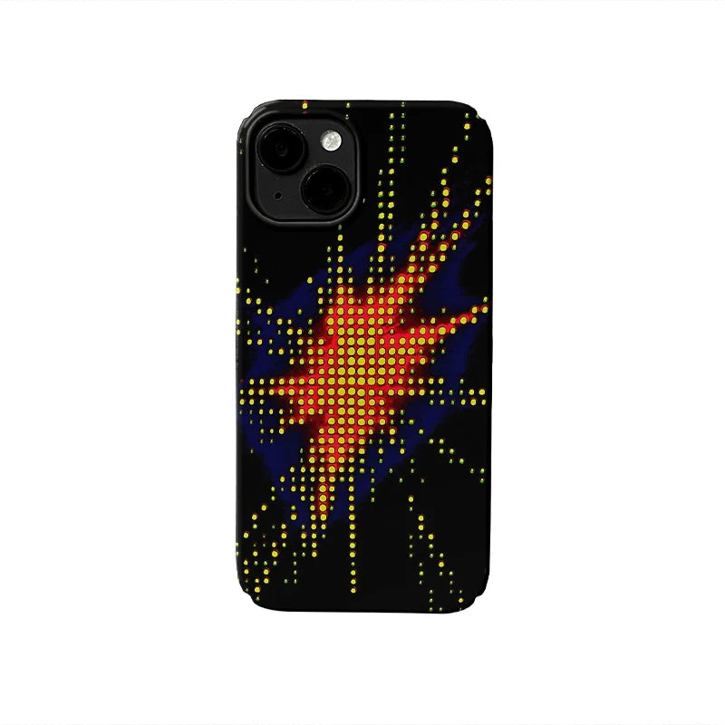 Retro Pop Art Explosion Phone Case – Vibrant Pixel Aesthetic