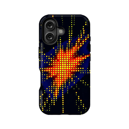Retro Pop Art Explosion Phone Case – Vibrant Pixel Aesthetic