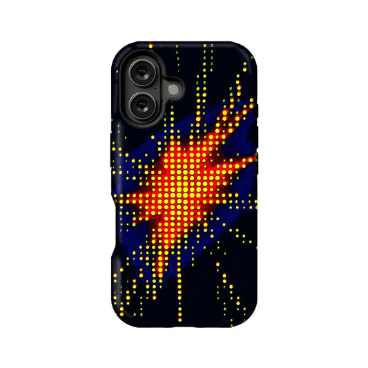 Retro Pop Art Explosion Phone Case – Vibrant Pixel Aesthetic