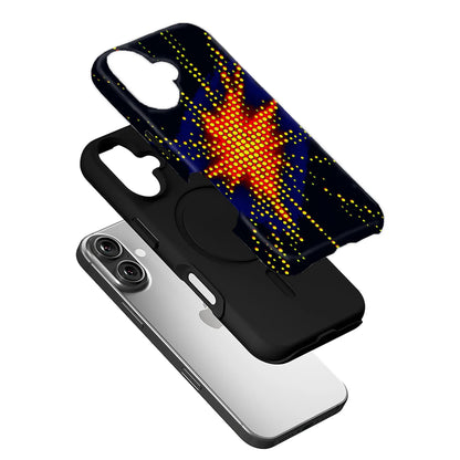 Retro Pop Art Explosion Phone Case – Vibrant Pixel Aesthetic