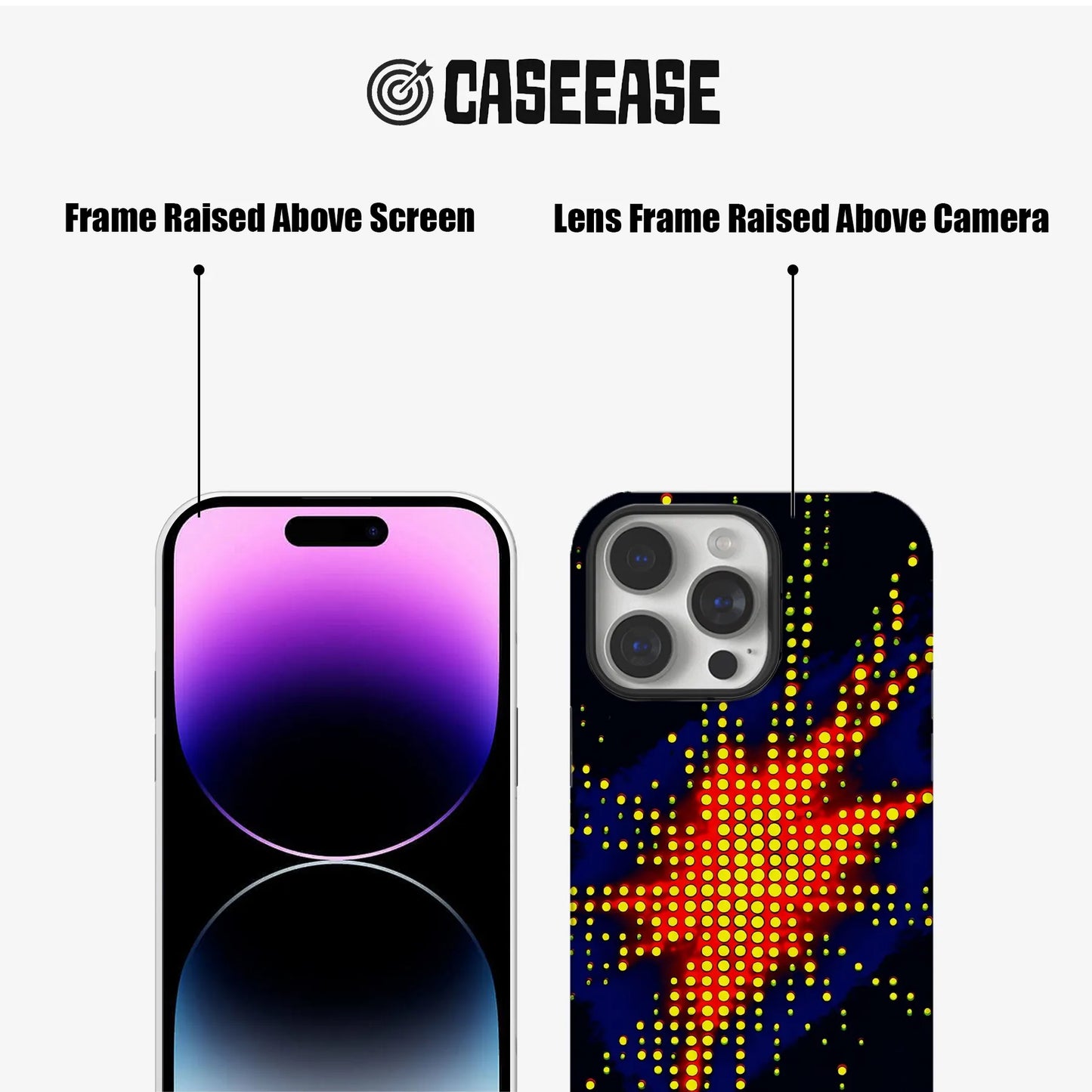 Retro Pop Art Explosion Phone Case – Vibrant Pixel Aesthetic