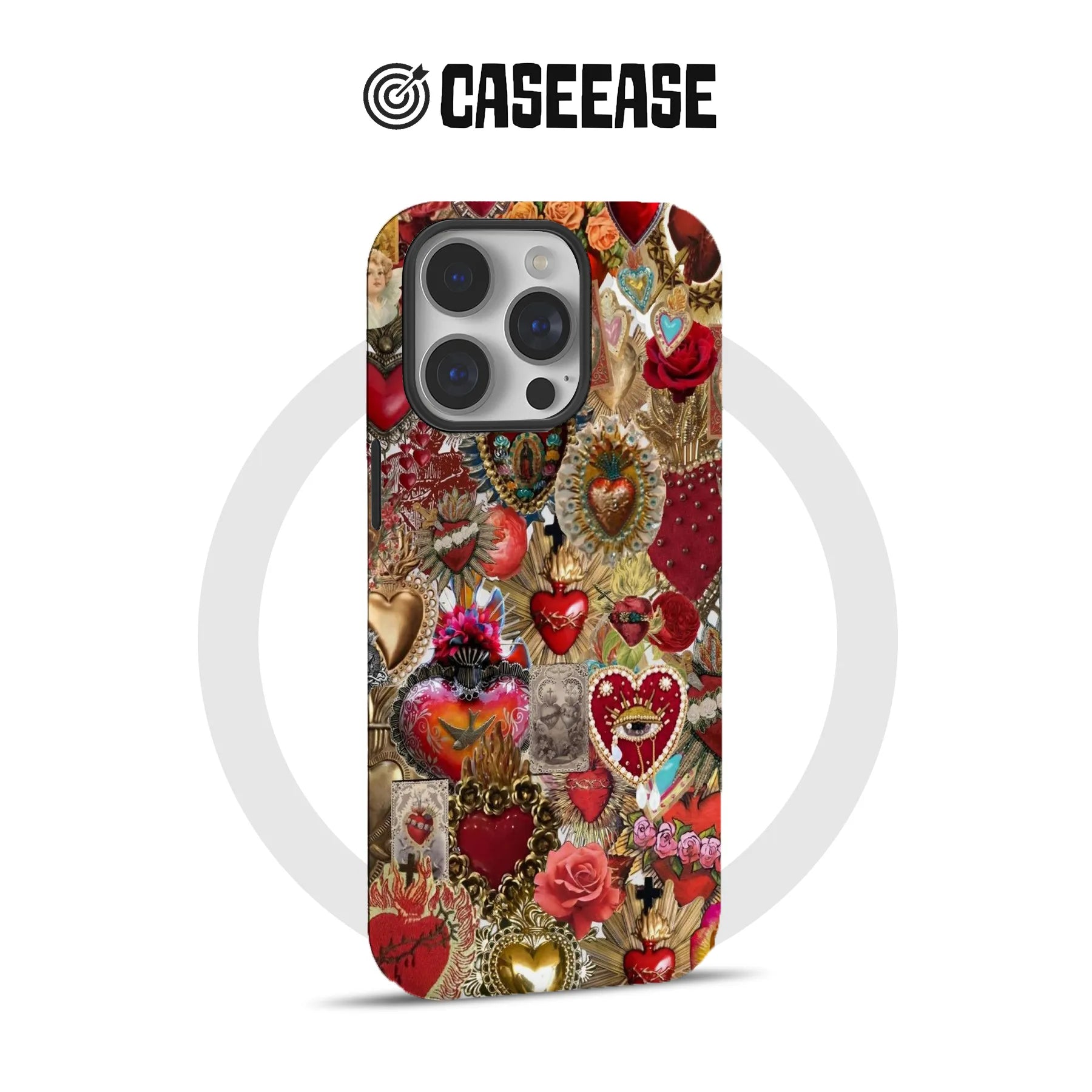 Colorful Hearts Phone Case