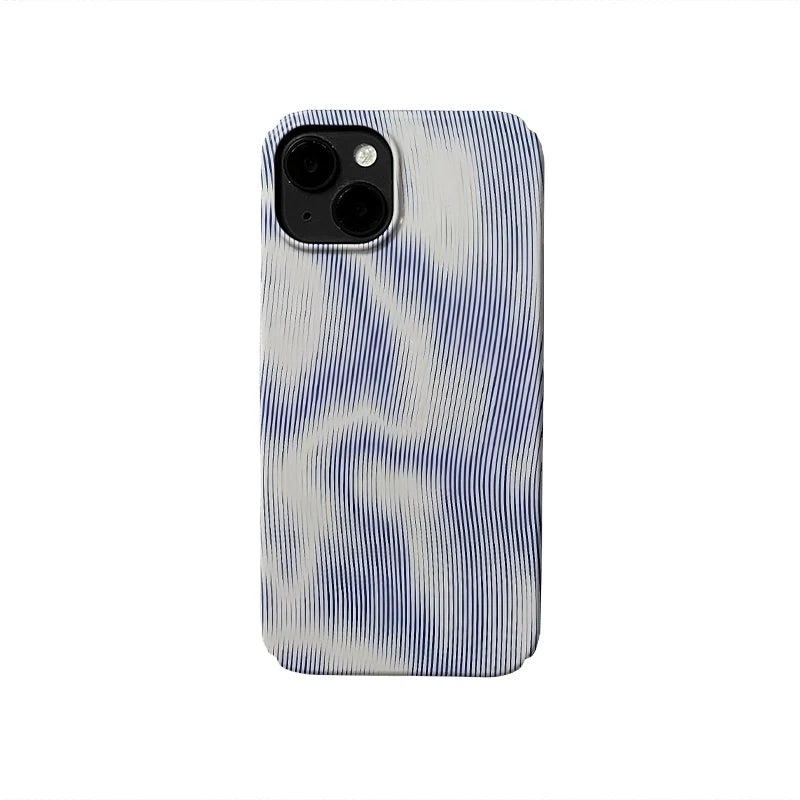 Wave Texture Phone Case – Artistic Flow Design