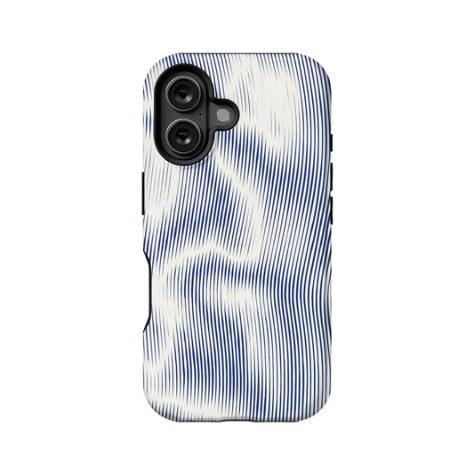Wave Texture Phone Case – Artistic Flow Design