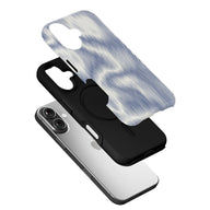 Funda para teléfono con textura ondulada: diseño artístico fluido 