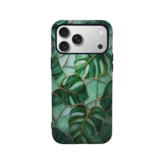 Tropical Leaf Phone Case - Stylish Greenery Design