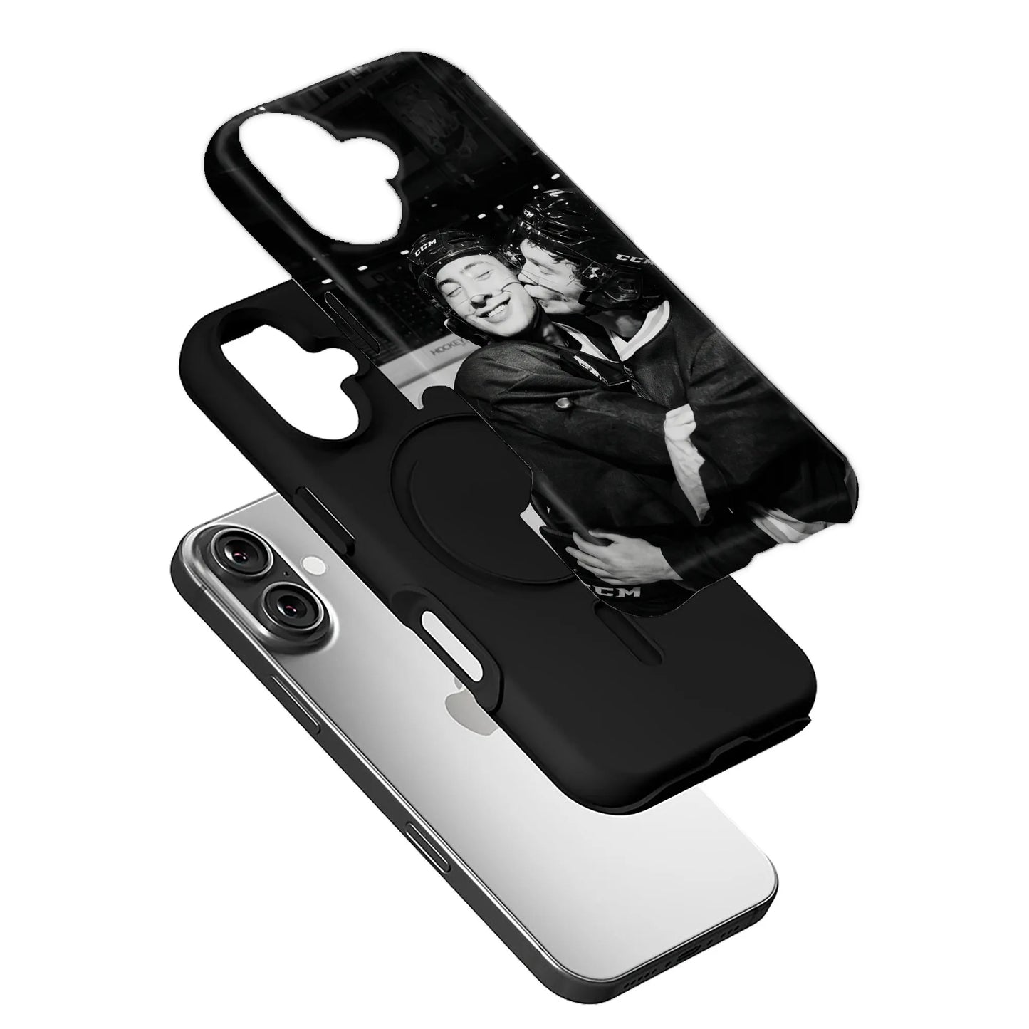 Emotional Hockey Players Phone Case