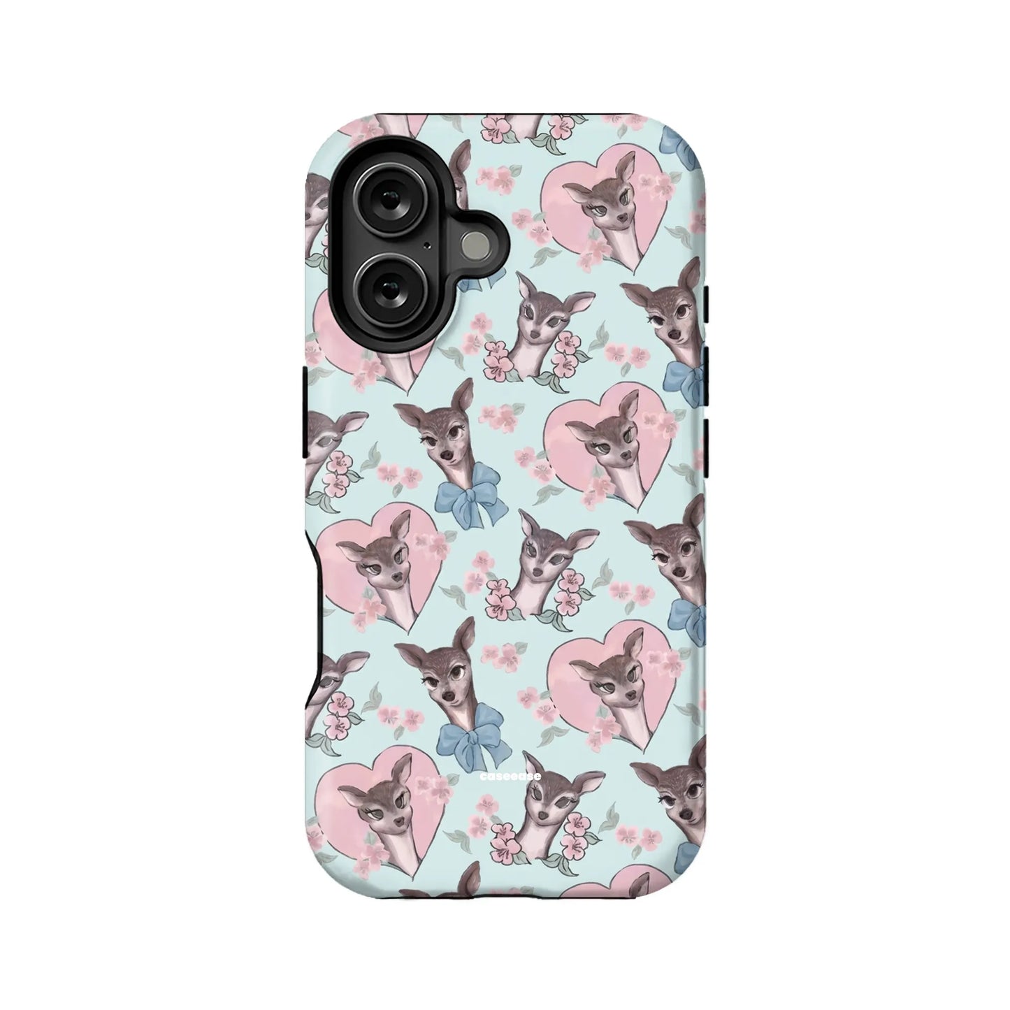 Charming Chihuahua Heart Pattern Phone Case