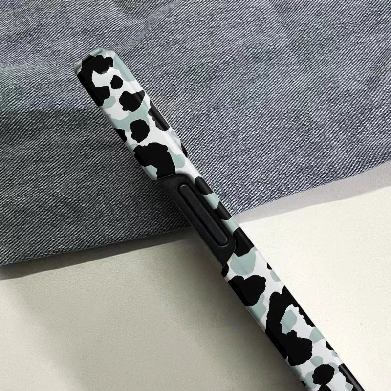 Classic Black & White Leopard Print iPhone Case