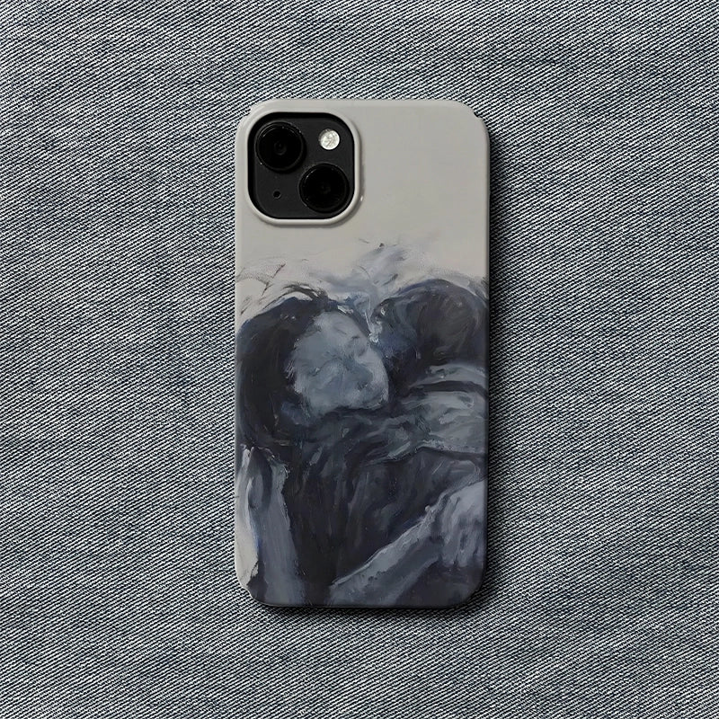 Modern Abstract Art Phone Case 2025 – Minimalist Emotional Design