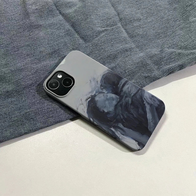 Modern Abstract Art Phone Case 2025 – Minimalist Emotional Design