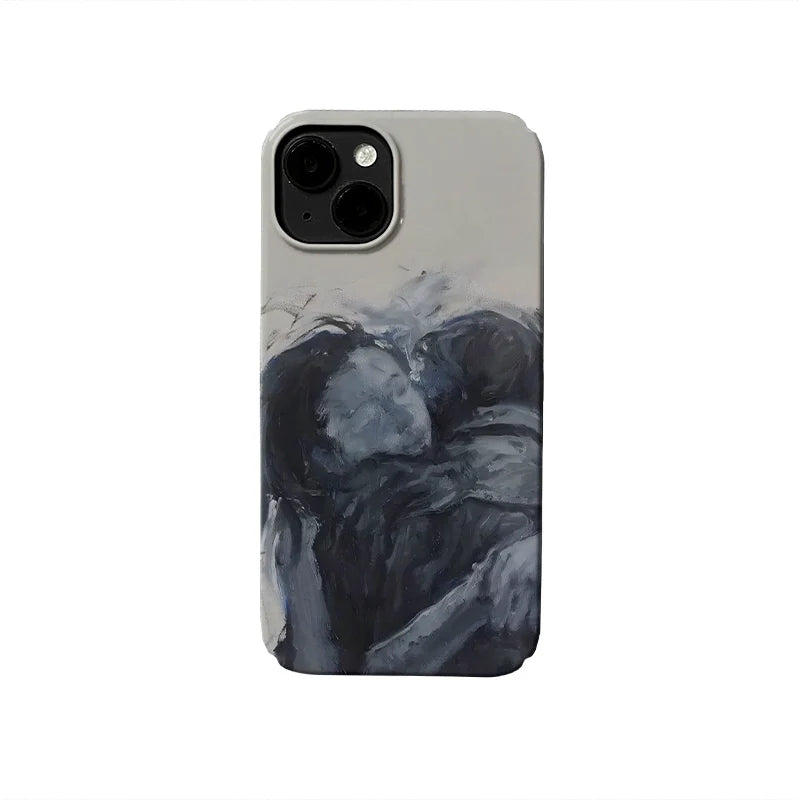 Modern Abstract Art Phone Case 2025 – Minimalist Emotional Design