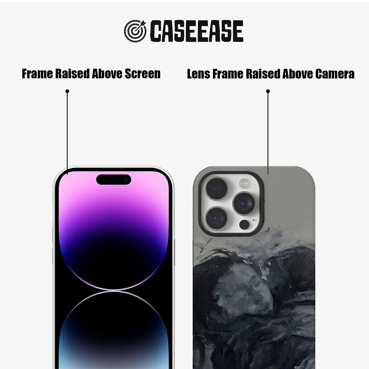 Modern Abstract Art Phone Case 2025 – Minimalist Emotional Design