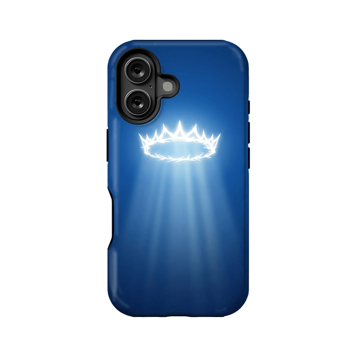 Blue Radiance Phone Case – Ethereal Glow Design