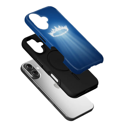 Blue Radiance Phone Case – Ethereal Glow Design