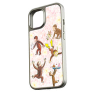 Funda para teléfono con diseño de mono curioso
