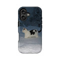 Snow Cat Phone Case 2025 – Elegant White Cat in a Winter Wonderland