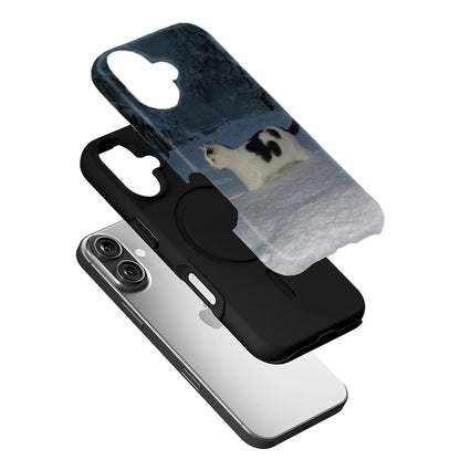 Snow Cat Phone Case 2025 – Elegant White Cat in a Winter Wonderland