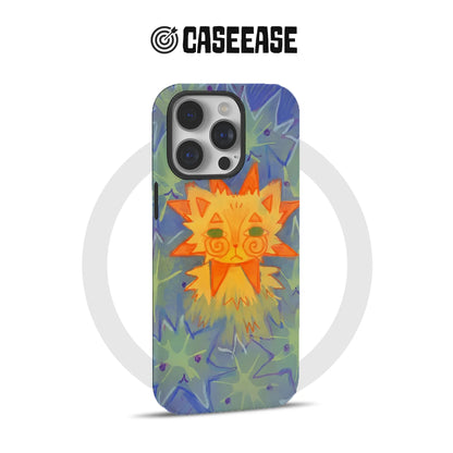 Sun Cat Minimalist IPhone Phone Case - Premium Protective Phone Case - View 4