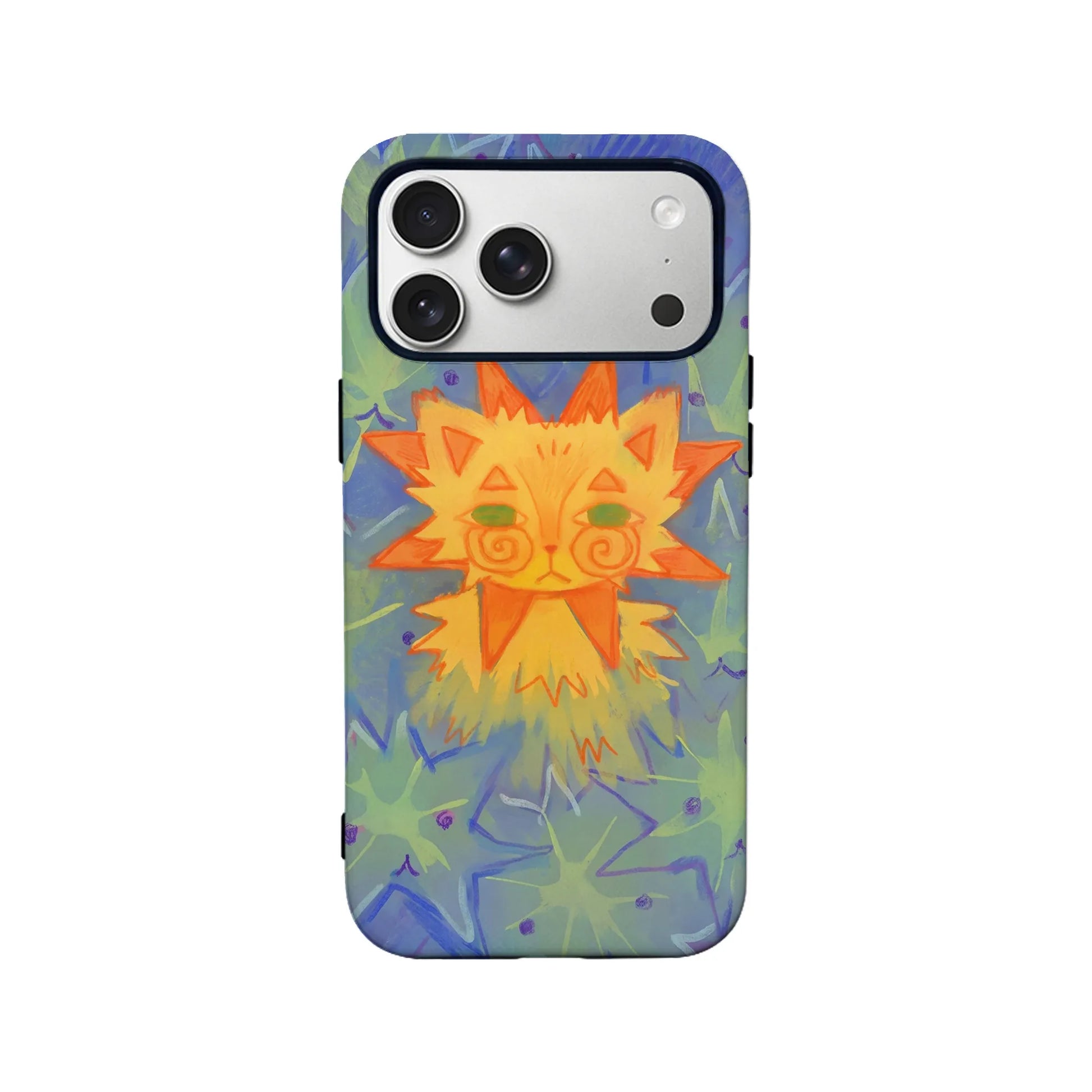 Sun Cat Minimalist IPhone Phone Case - Premium Protective Phone Case - View 2