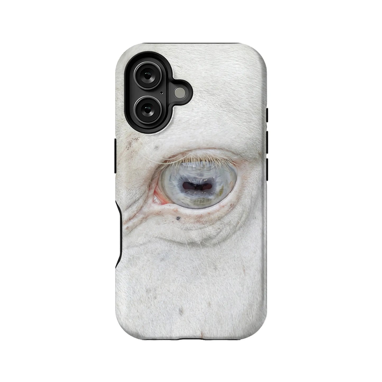 Minimalist Horse Eye Phone Case 2025 – Intriguing Close-Up Design