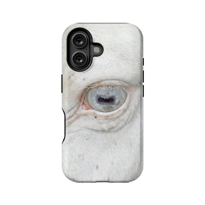 Minimalist Horse Eye Phone Case 2025 – Intriguing Close-Up Design