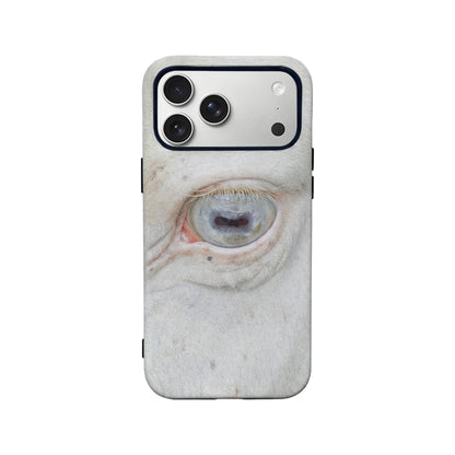 Minimalist Horse Eye Phone Case 2025 – Intriguing Close-Up Design