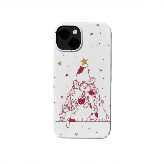 Christmas Cat Tree Phone Case