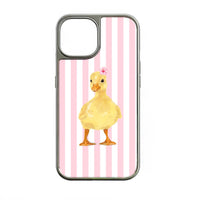Holographic Chrome Duck Phone Case - Cute & Colorful Design
