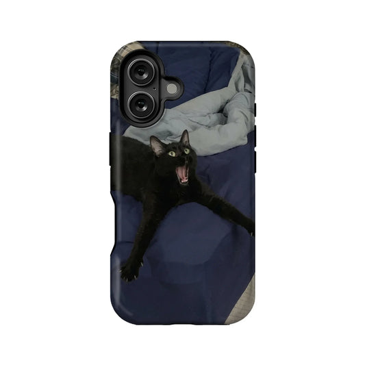 Playful Black Cat Phone Case 2025 – Captivating Feline Energy